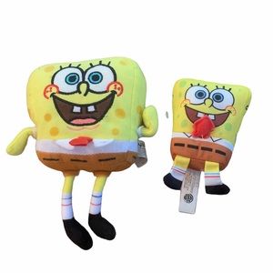 Nickelodeon SpongeBob lot of 2 Small plush